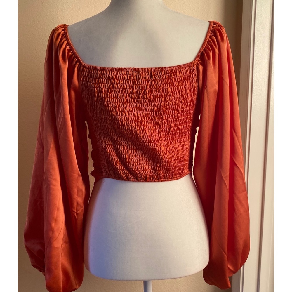 Rushed Draw String Blouse - image 3